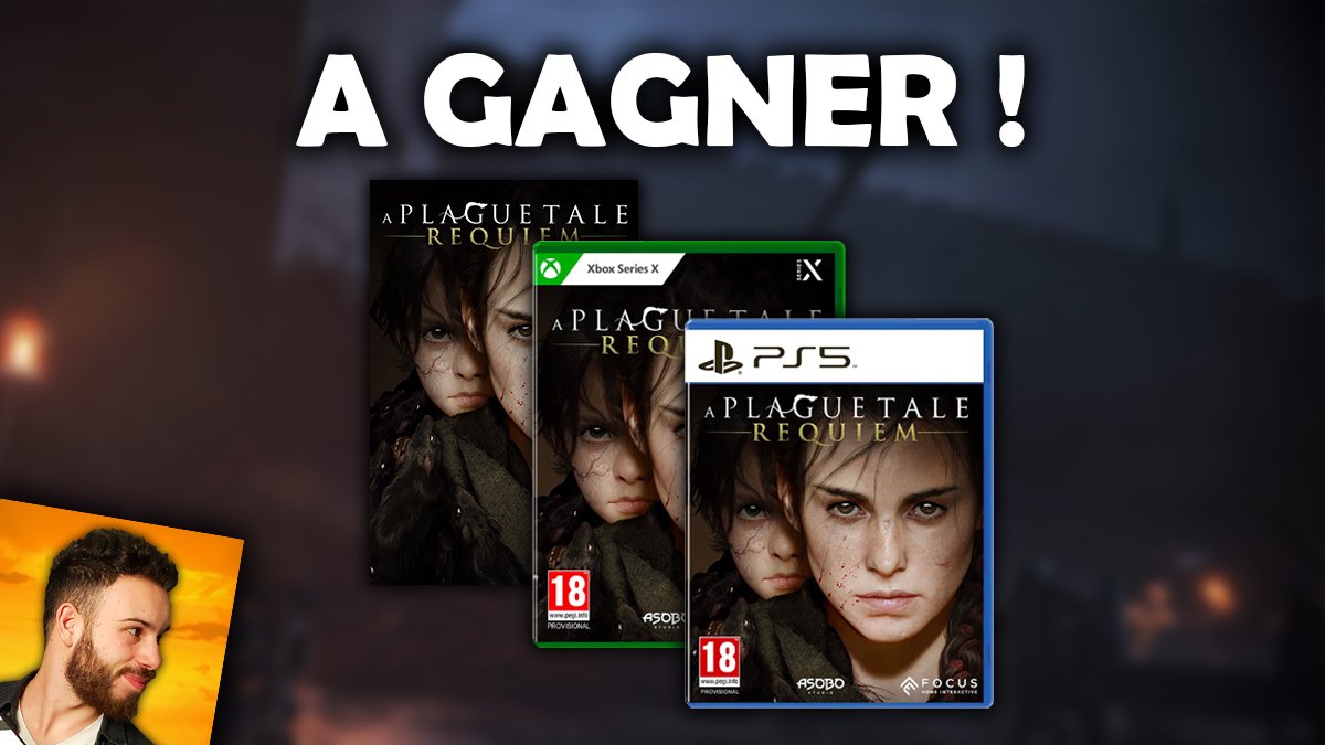 Clapman_YT's tweet image. 🎁 #Concours !

👉 Tentez de gagner un jeu #APlagueTaleRequiem !!

Pour participer, c'est simple :

1) #LIKE &amp;amp; #RT ce tweet
2) Follow @Clapman_YT
3) Répondre à cette question : sur quel support souhaites-tu le jeu ? (#PS5, #XboxSeriesX, #PC) 🔥😁