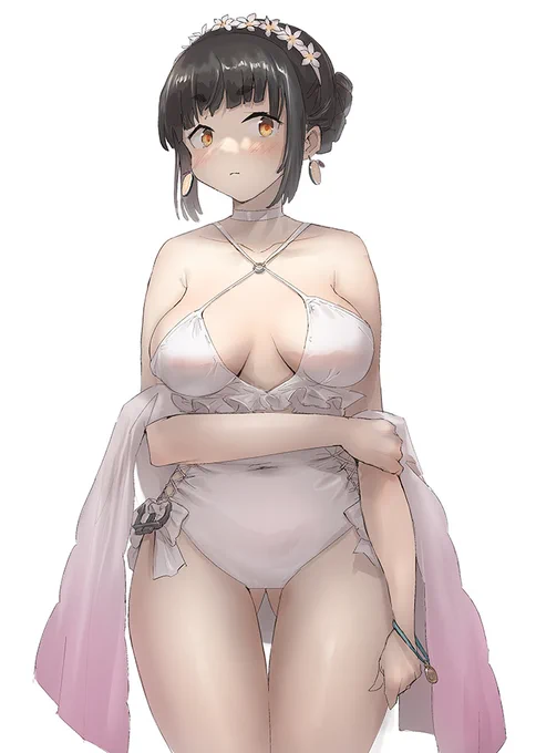 狭霧の水着妙高 