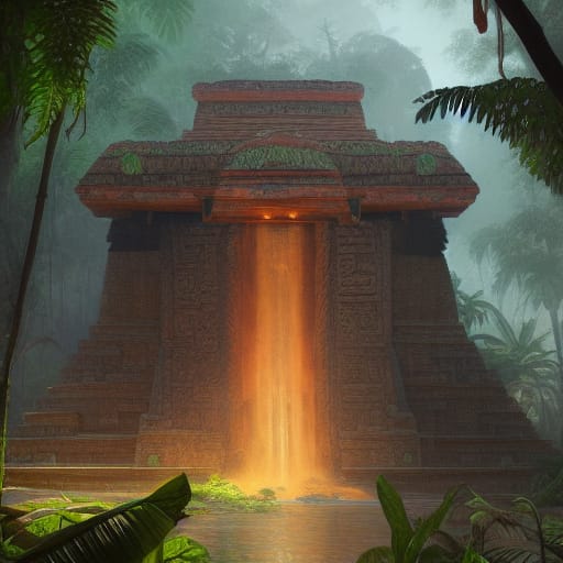 AngeyEncio's tweet photo. "Mayan temple in the jungle" - made with @NightCafeStudio 

https://t.co/A6ZNQyaIrJ

#aiart #nightcafe #digitalart https://t.co/XGfn67t9gR