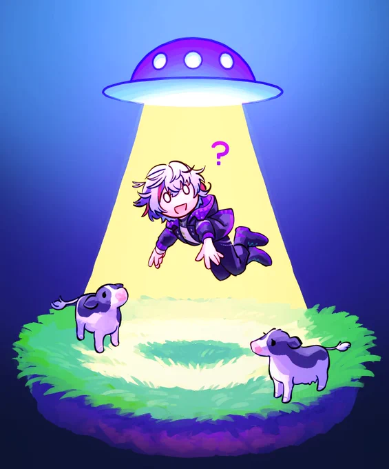 #絵スコート 宇宙人さ～ん 
