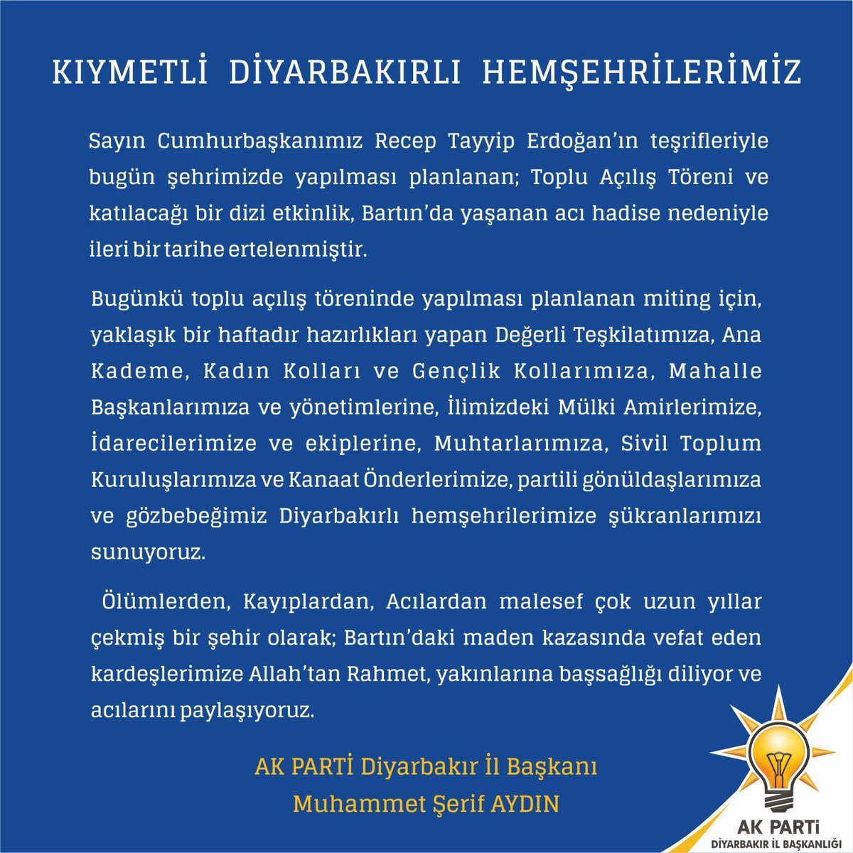 mserifaydin's tweet photo. Kamuoyuna saygıyla duyurulur… https://t.co/DtxXCBy2gS