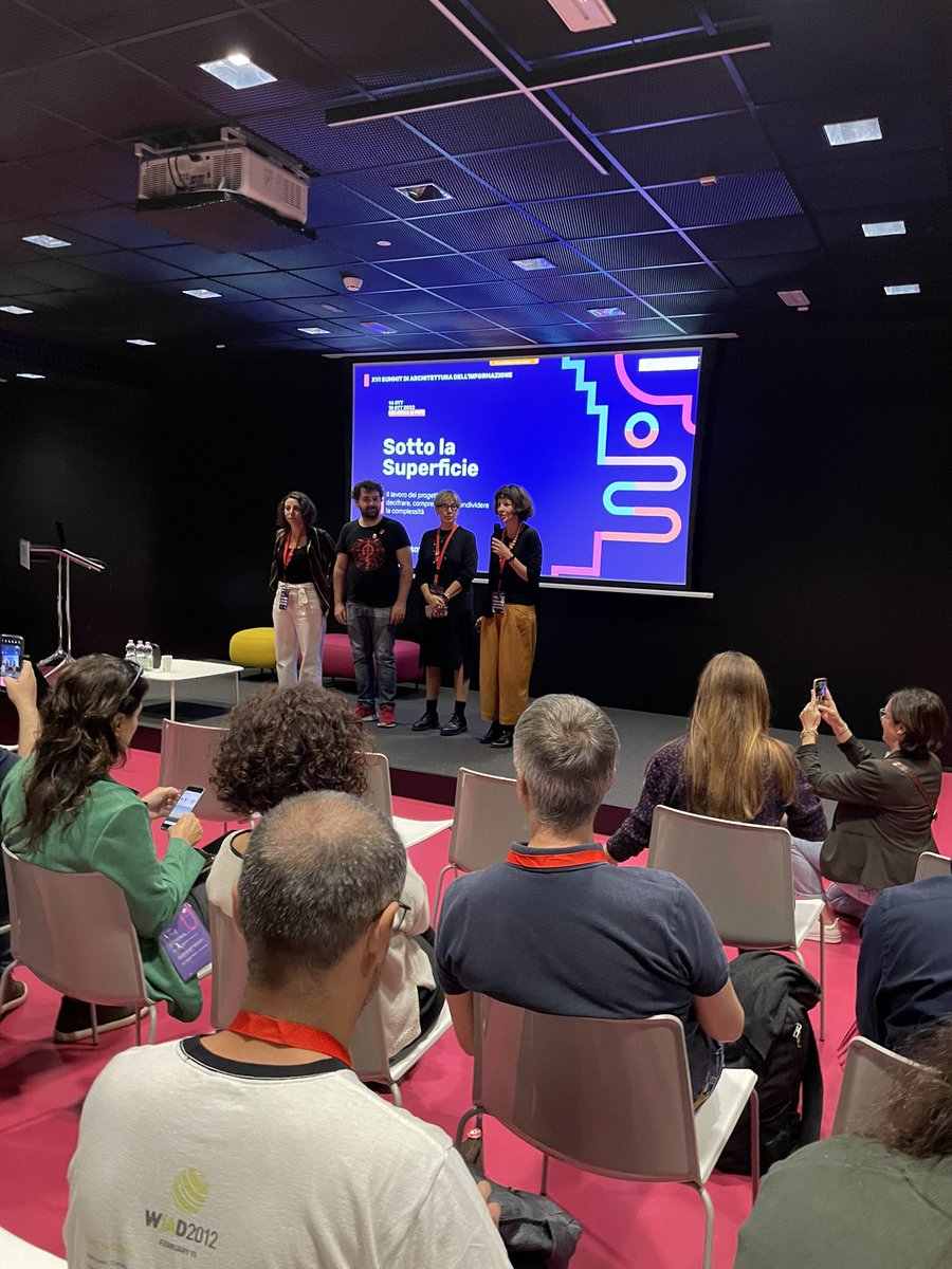 Kicking off the Italian Information Architecture Summit, back in presence and with a focus on design research!
#iias22