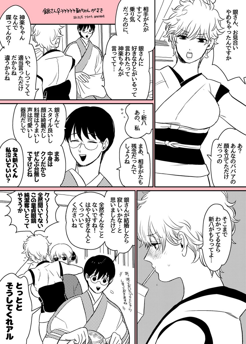 おんなのこ銀さんと新ちゃん 
