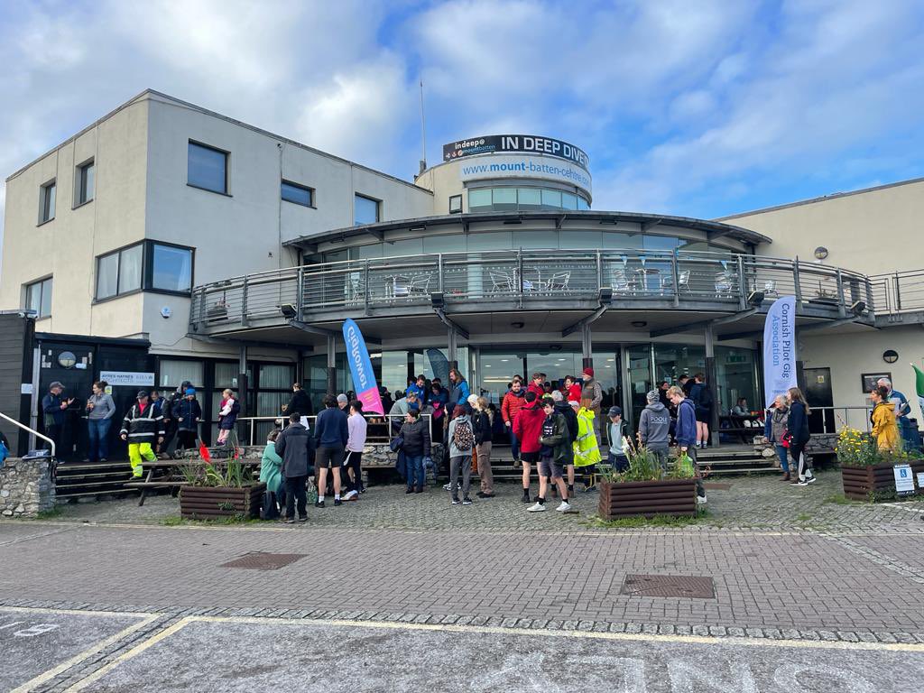 MountBattencntr's tweet photo. The county flags are going up. The coffee is flowing. The gigs are getting ready. Welcome back to #Plymouth to the @CPGAgigs Inter County Championships hosted here at the Centre this weekend 💙🤩 https://t.co/hAmJbBspXx