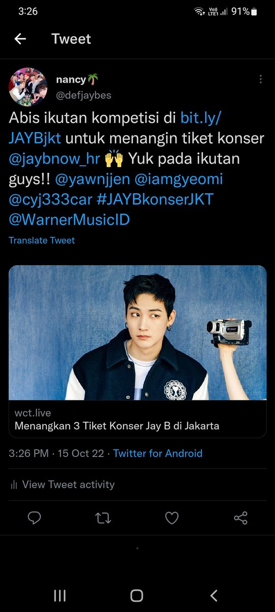 defjaybes's tweet photo. @WarnerMusicID Doneee wish me luck😭🙏💚

#JAYBkonserJKT https://t.co/LKWarRf3v4