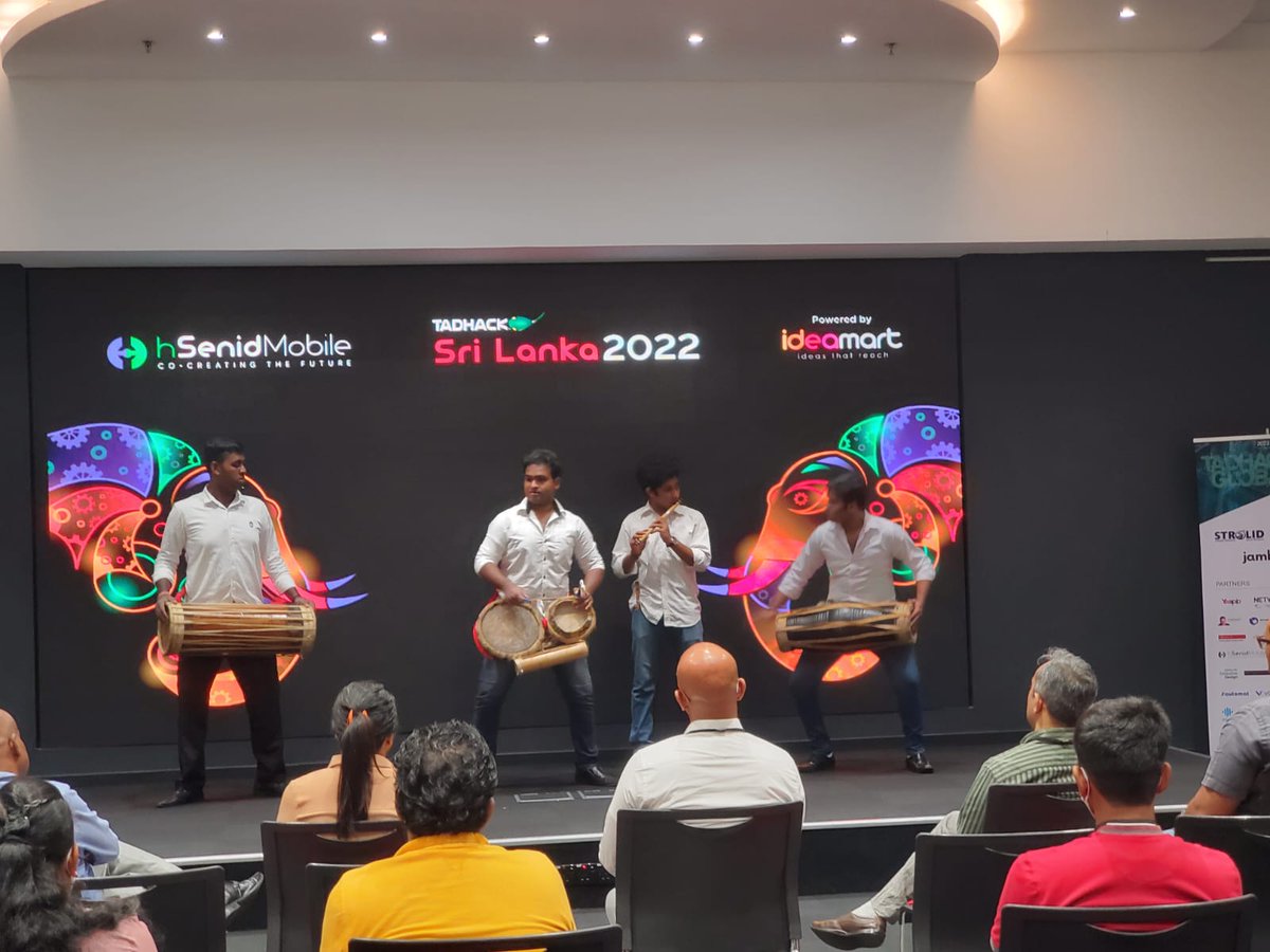 hSenidMobile's tweet photo. It's time to sit back and enjoy some traditional Sri Lankan music.
For more details:
https://t.co/1Nteg7Drvd
#Tadhack2022 #SriLanka #hSenidMobile #ideamart https://t.co/FGOQ1ljr9s