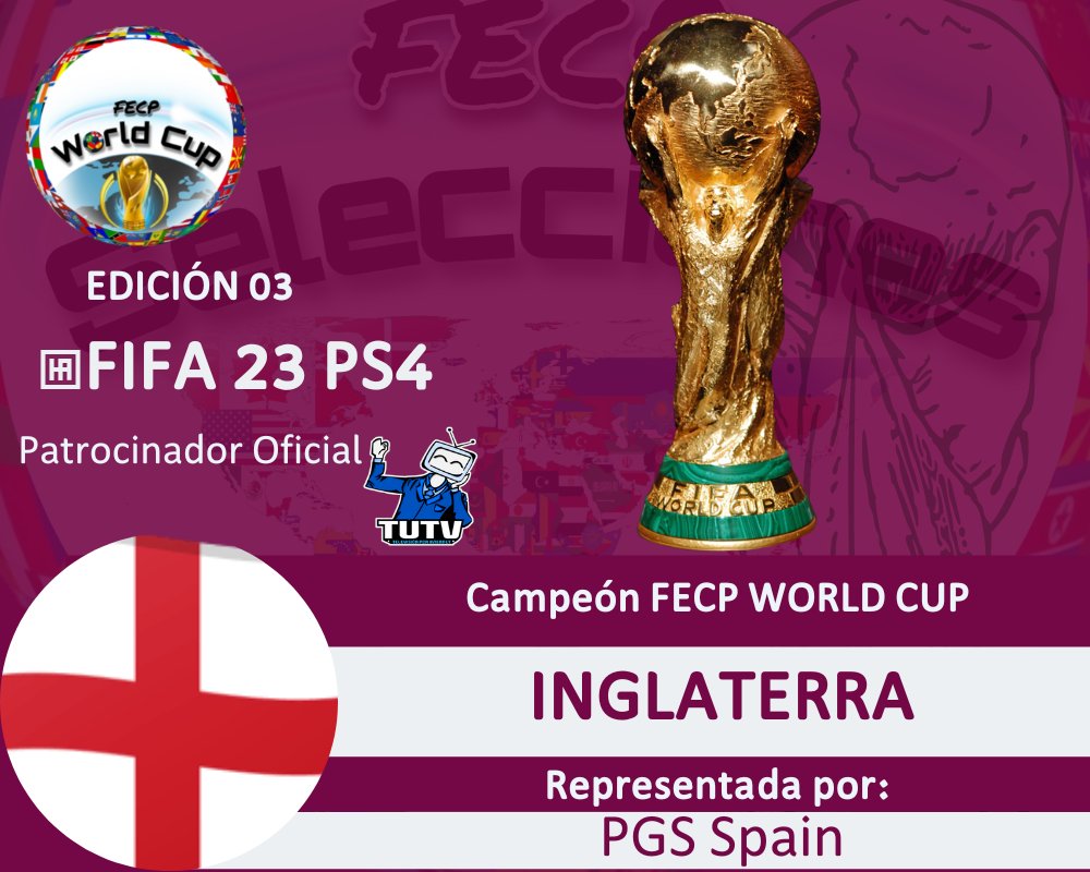 CPG_Spain's tweet image. 🗺️FECP WORLD CUP 
⚽EDICIÓN 03

🏆🏴󠁧󠁢󠁥󠁮󠁧󠁿 @Pgs_spain
🥈🇵🇹 @Jabatos_FC
🥉🇮🇹 @ItaliaFECP
🥉🏴󠁧󠁢󠁳󠁣󠁴󠁿
🤝🇱🇰 @SEL_SRI_LANKA
🤝🇪🇸 @SpainFecp
🤝🏴󠁧󠁢󠁷󠁬󠁳󠁿 
🤝🇺🇸 @PayoVallecano
🇫🇷 @FLOWPARIS2022
🇨🇭 @LaMadrinetaFc
🇺🇾 

Patrocinador Oficial @TutvShop

Web:
fecp.es/fecp-seleccion…