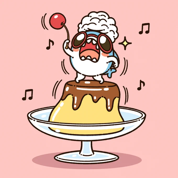 プリンにテンションアゲアゲの ちいさめ#ちいさめ 