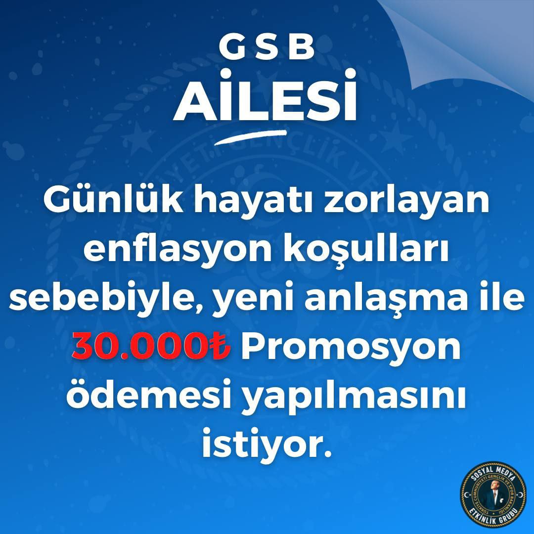 MeltemY78101336's tweet photo. Ziraat Bankası ile GSB arasında sürdürülen maaş promosyonu görüşmelerinde sunulan tutar ekonomik koşullara göre yetersizdir!
#GSBdenZiraateKırmızıKart  etiketiyle tüm kamu işçilerini ve memurları eyleme davet ediyoruz. @tcbestepe  @gencliksporbak @kasapoglu @ziraatbankasi https://t.co/WQwu2b1p5n