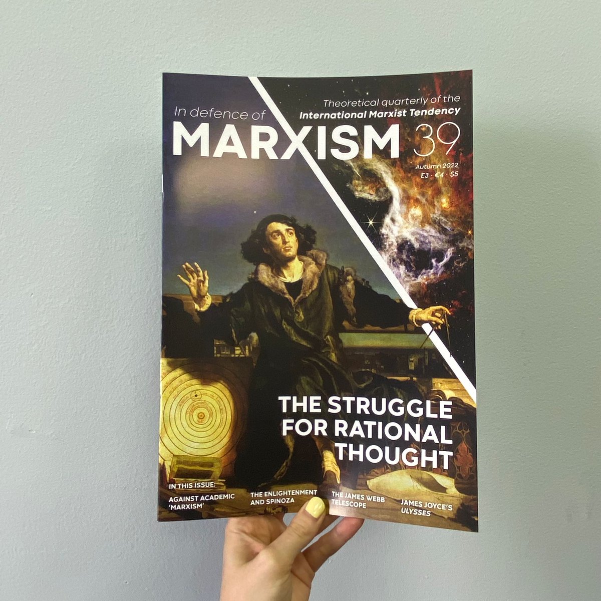 OUT NOW! In Defence of Marxism (#39) featuring four articles around the theme of the Enlightenment and the struggle for rational thought. Get your copy now at marxist.com/magazine 📖🚩
