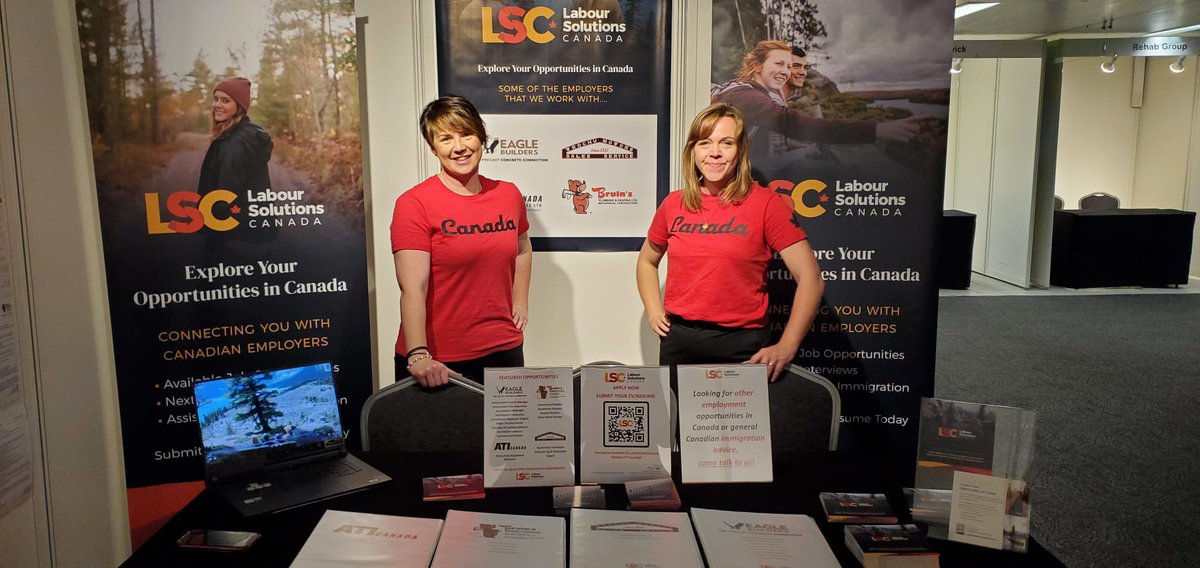 KHowley6's tweet photo. Labour Solutions Canada 🇨🇦 is set up and ready to welcome you @JobsExpoIreland. 6,000 registered for the event. Come talk to us about opportunities in  Canada https://t.co/oSkZKSq3oS