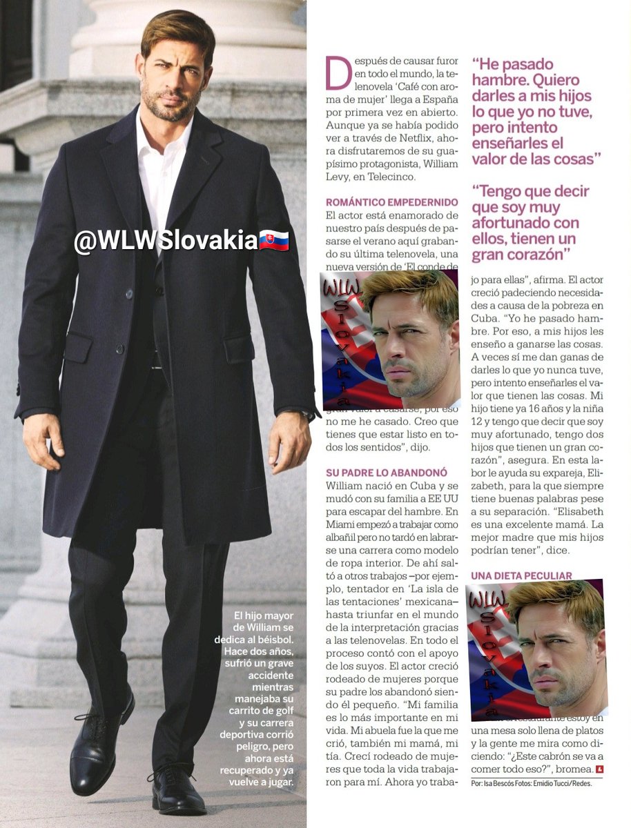 WLW_Slovakia's tweet photo. SCAN/REVISTA : LECTURAS
William Levy @willylevy29 en revista lecturas. 
William Levy " Sé lo que es pasar hambre " 
#willevy #williamlevy #WilliamLevyWorld #lecturas #montecristo https://t.co/SFB5StTRTE