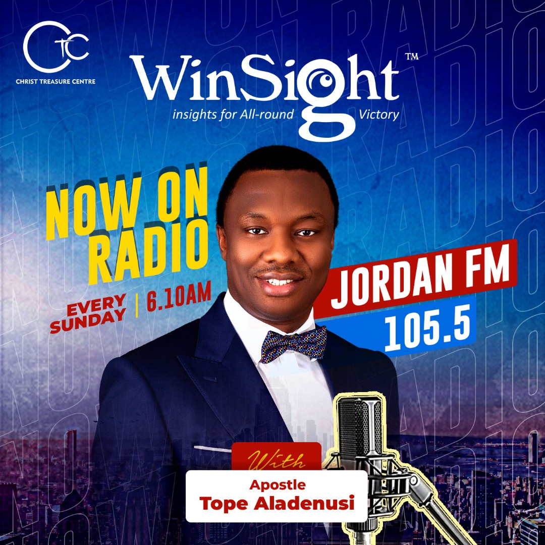 CTCHq1's tweet photo. 💃💃💃Winsight with @topealadenusi is now on 📻 Radio JORDAN 105.5 every Sunday at 6:10am for insights on All-around Victorious Life!

#WinSight
#Allroundvictory
#WinsightonRadio https://t.co/xq8TtlpZus