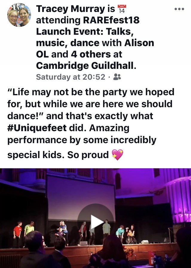 camraredisease's tweet image. Feeling motivated by @bbcstrictly our #UniqueFeetCam kids begin rehearsals for their #RAREfest22 launch evening performance on 25 Nov. They stole the show last time…

eventbrite.co.uk/e/rarefest22-l…