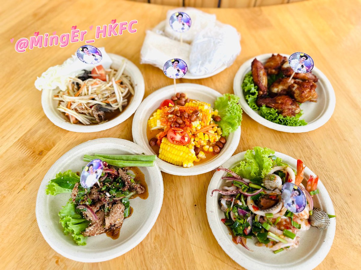 Dear Saint, 

Wishing you all the best and with great success in all your works🤗Looking forward to see your #DeathisAllAround ⚰️

Always support 👊🏻 Always love ❤️ 

Hope you and the crew enjoy the food 🥘 

Thanks for the arrangement @SSAINT_OFFICIAL 

#Saint_sup #MingEr