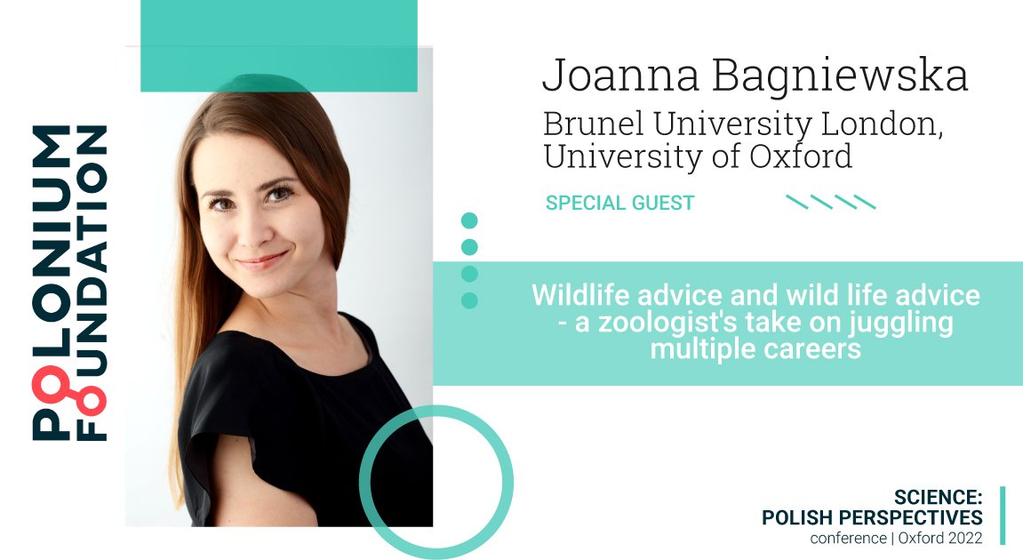 We are beyond excited that <a href="/JMBagniewska/">Joanna Bagniewska</a> will be our special guest at #SPP2022 in Oxford. 
Joanna Bagniewska is a zoologist, science communicator and author of #TheModernBestiary book, which will be available (but limited) for purchase on-site.
More at: poloniumfoundation.org/spp-oxford-2022