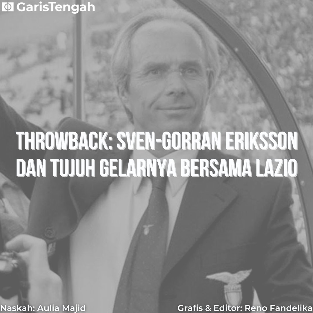 garistengah_id's tweet photo. Dream team di Serie A akhir 90 an itu adalah Lazio. Sven-Gorran Eriksson memulai dengan membuat kontroversi, lantas membangun tim yang berisi.

Nama2 besar ada di sana, tujuh gelar berlabuh ke Kota Roma.

Bacaan menuju malam minggu, kilas balik Sven-Gorran Eriksson di Lazio☕️ https://t.co/R8dRrBQ7n0