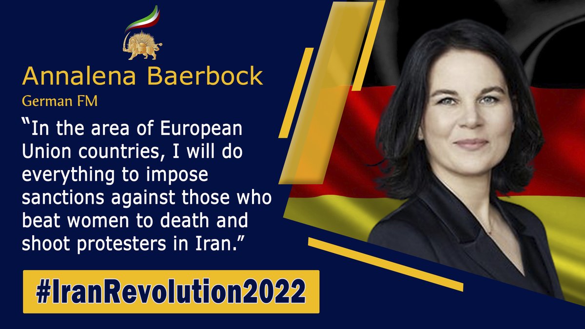 arashcaviani's tweet photo. @ABaerbock @GermanyDiplo #IranRevoIution2022
Protests: 185 cities
Victims: 400+ 
Detentions: 20,000+  
#Germany🇩🇪 can be the pioneer of a decisive policy against Tehran.
Sanction is not enough, recognizing the Iranian people's right to uprise against oppression is imperative.
#ShutdownIranTerrorEmbassies https://t.co/zYgQJm5vmi