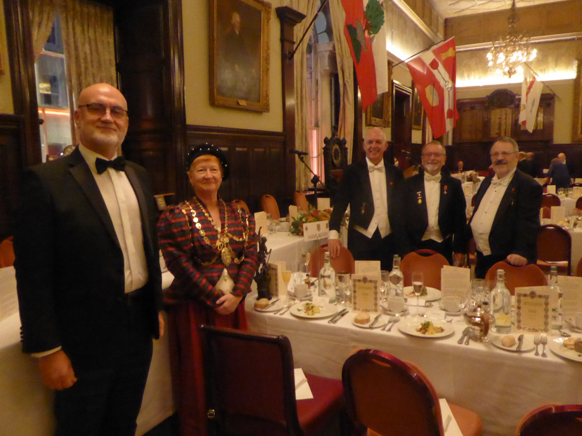 Awards Convenor master Mick, Deacon @ninabake2, ex-Deacon Bruce, ex-Deacon <a href="/GordonMasterton/">Gordon Masterton</a> and Late deacon David at the recent Deacon Convenor's <a href="/TradesHouse/">Trades House Glasgow</a>  Dinner at the <a href="/TradesHall/">Trades Hall Glasgow</a>