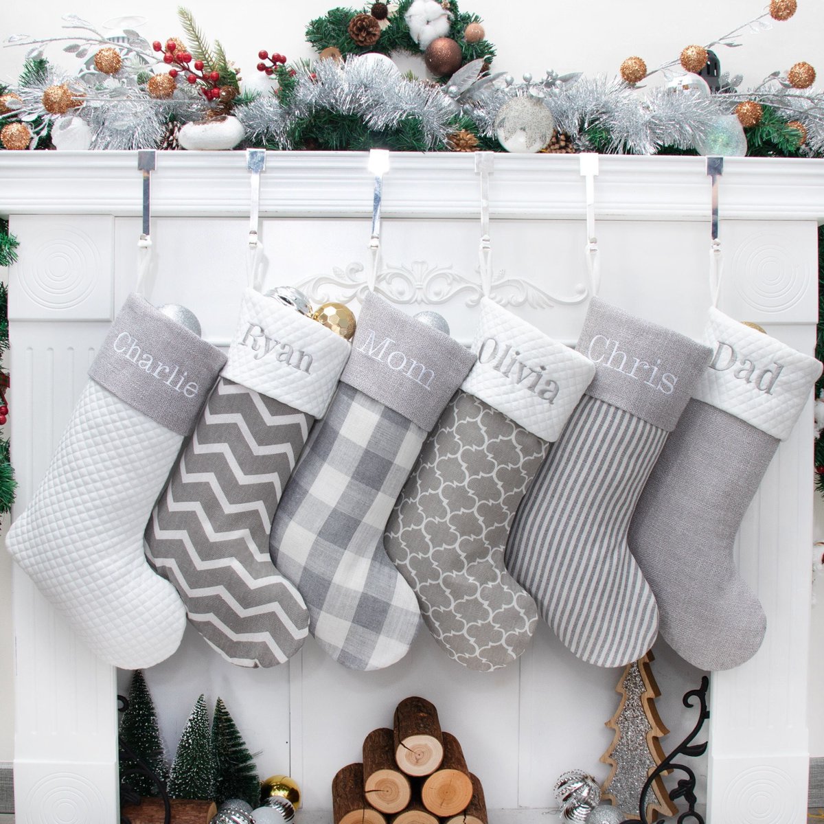 design_jolly's tweet photo. Excited to share the latest addition to my #etsy shop: Personalized Christmas Stocking Minimalist Stocking Holiday Family Stockings For Christmas Gifts Rustic Home Decoration Christmas Ornaments https://t.co/4eFMYRZvFx #white #gray #personalizestocking #customstocking https://t.co/h0ImqzkrRA