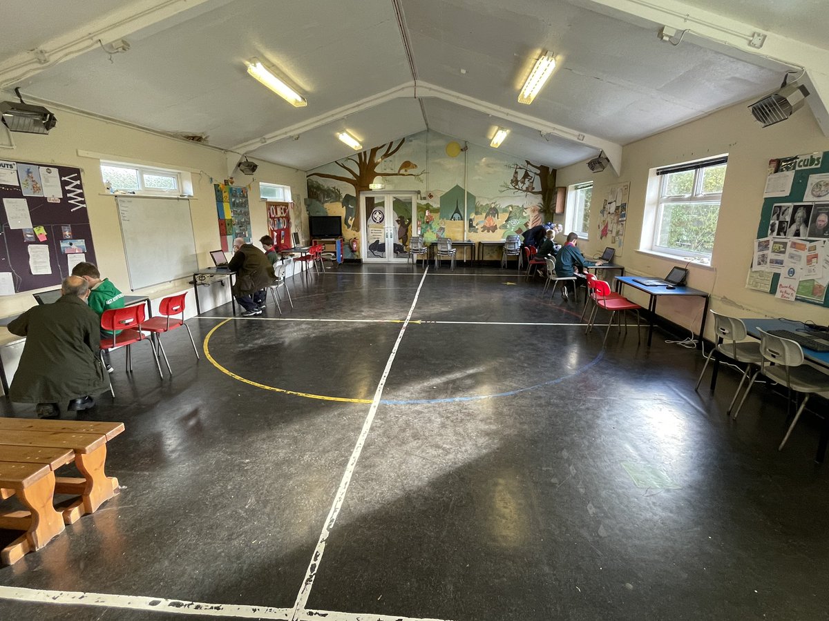 EcoScouting's tweet photo. It’s #JOTAJOTI2022 time! I don’t know what’s happening elsewhere in #CumbriaScouts, but @swlscouts are once again hosting a district event for all #Scout groups (@GuidesCumbriaS have been invited too!) to come and use amateur radio and #ScoutLink IRC to talk to the 🌎🌍 https://t.co/h08N0UHG3u