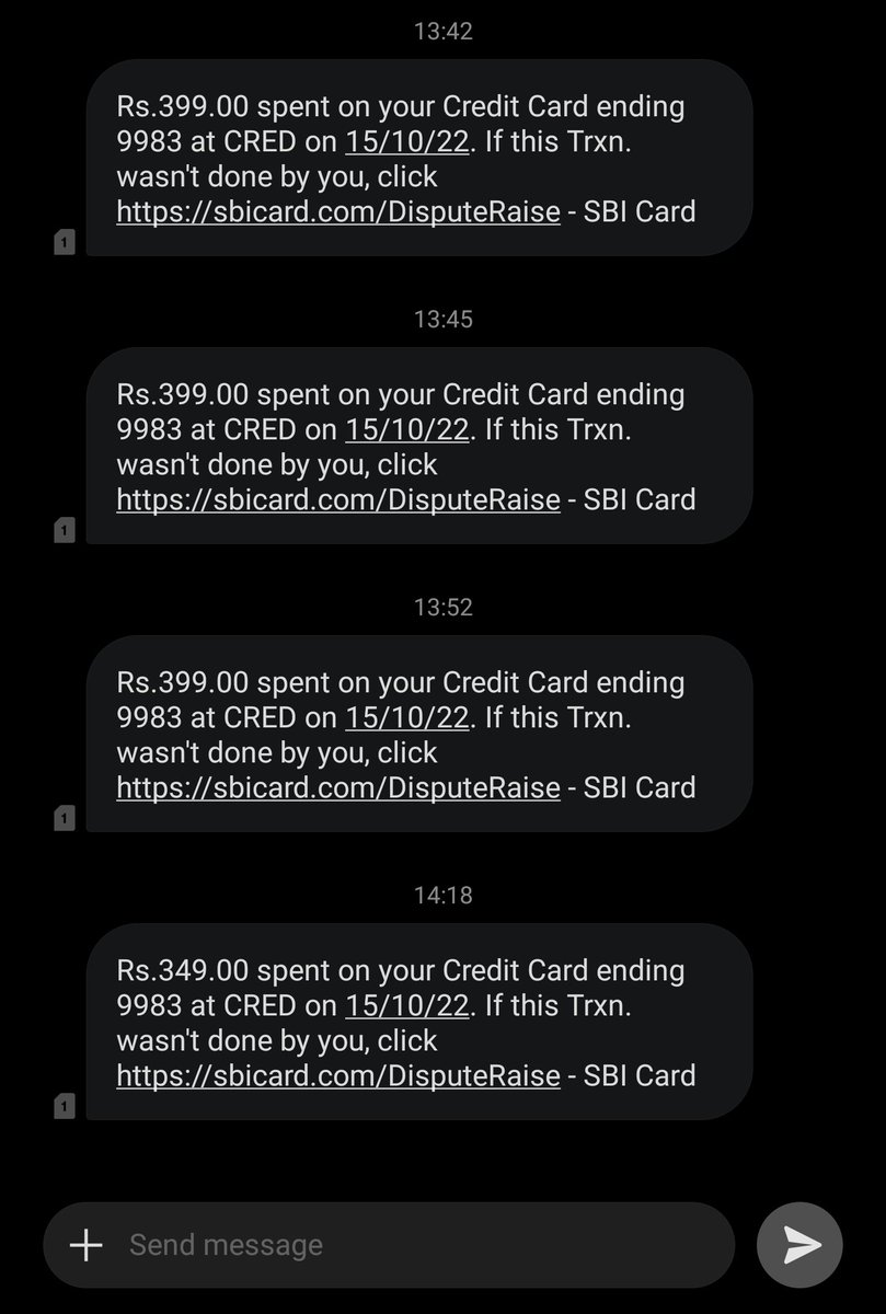 RanjanAbhinit's tweet photo. What's the point of giving discount when even after the payment is successful, I get this message. Not once but 4 times. @CRED_club @CRED_support https://t.co/oaEdGIWthY