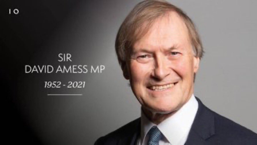 Thinking of my good friend Sir David Amess and his family today