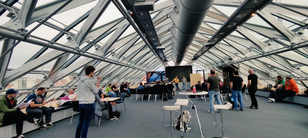basislagerco's tweet photo. Good morning and welcome to @devopenspace! Next: Sessionplanung für den #OpenSpace am Wochenende bei uns. https://t.co/1Dbz1Zotrn