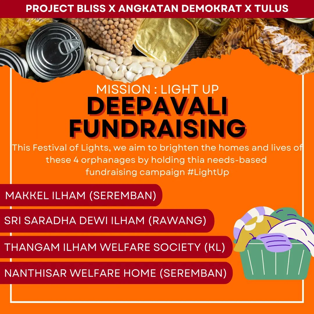 TulusVolunteers's tweet photo. “Giving is not just about making a donation, it’s about making a difference.” Join us make a difference through our Deepavali fundraising campaign, Mission: #LightUp

Donate, Volunteer, Share

⬇️ https://t.co/6yY694zX2y