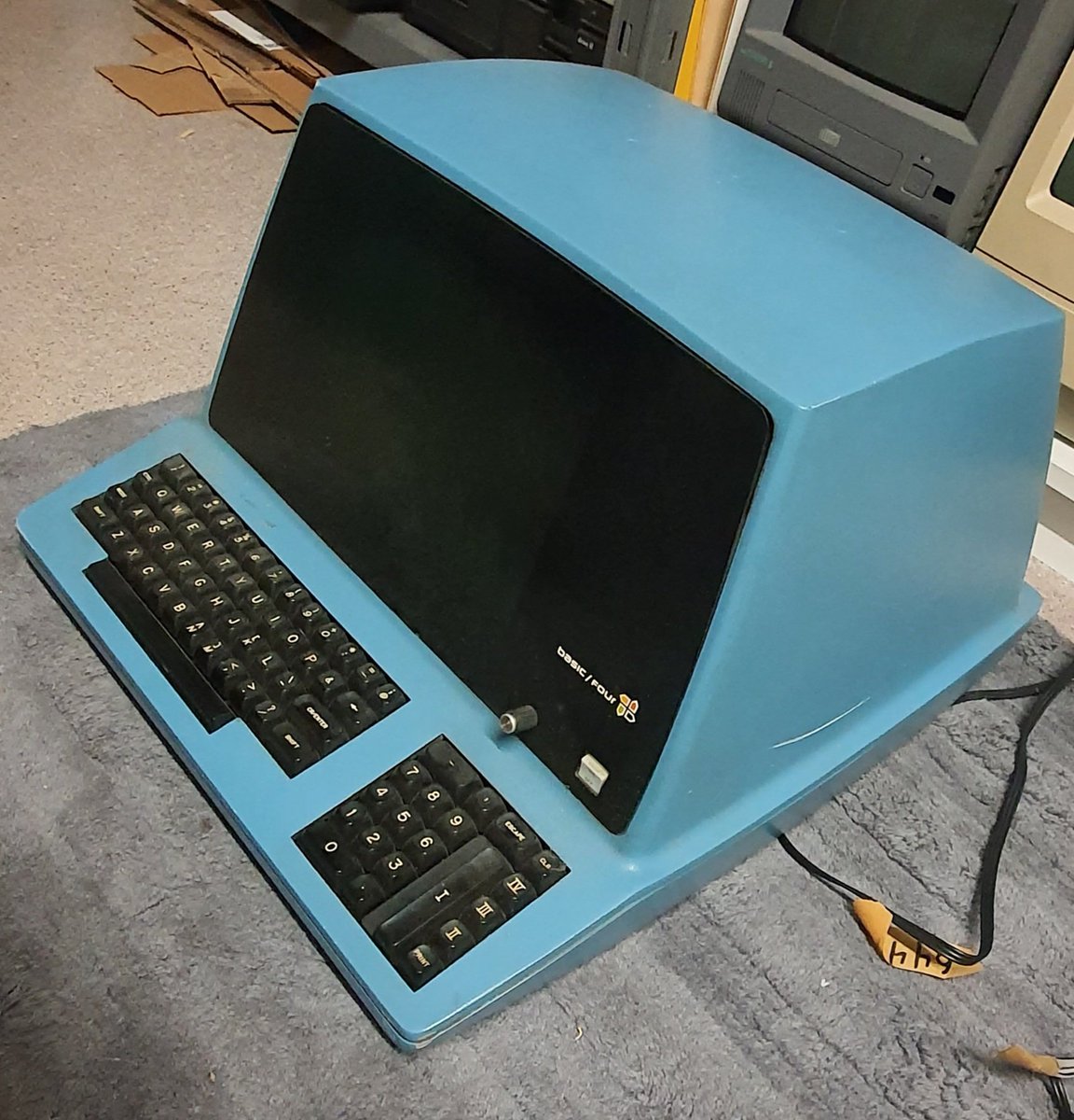 RetroWizzard's tweet photo. Yesterday I received this absolutely gorgeous piece of computing history from @OldStyleCoder. The MAI #BasicFour.
It's not a computer by itself but actually a terminal.
There's no cpu and a comm port on the back.
Very cool and iconic design.😍
#RetroComputing https://t.co/g6VIQ39U6f