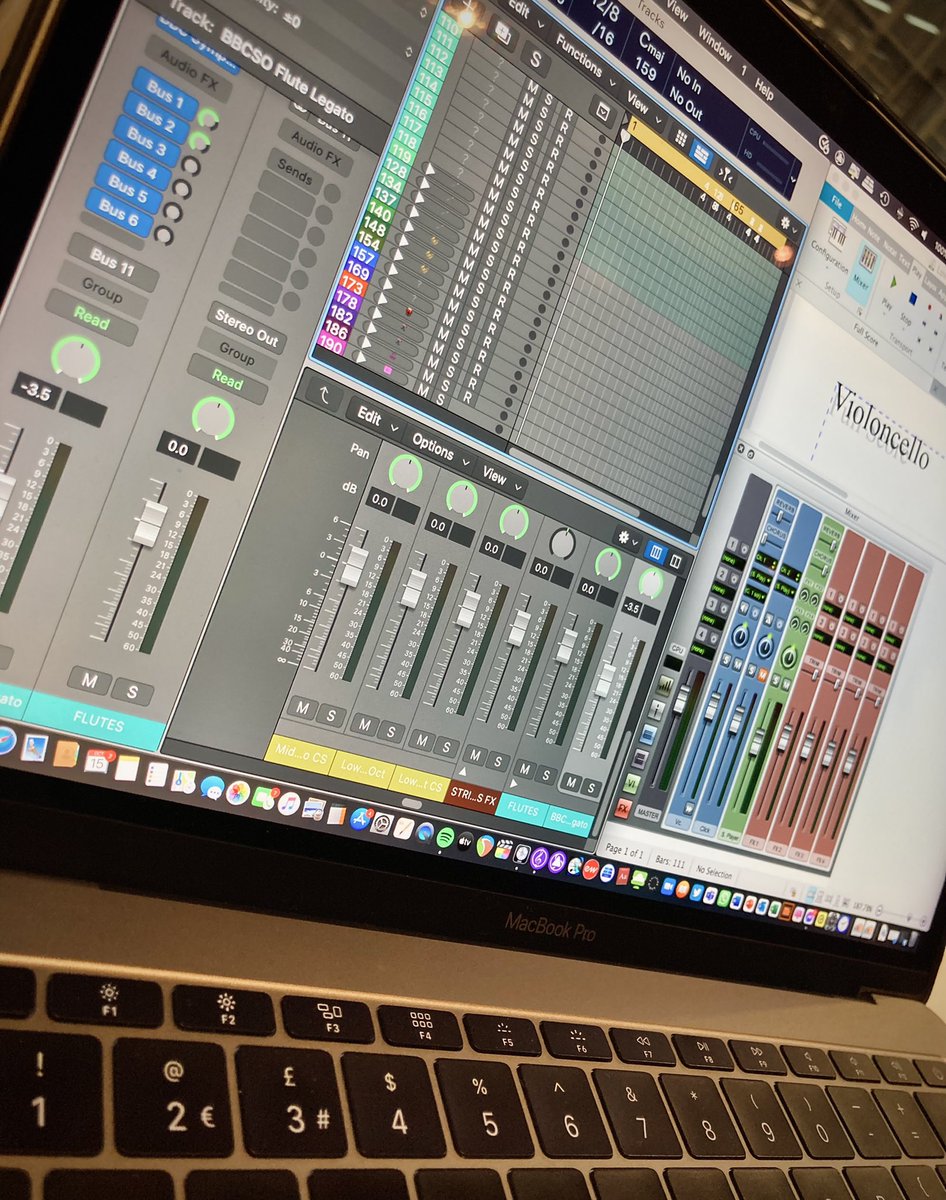 Anthony_white98's tweet photo. From DAW to score… last minute score editing. #filmmusic #album #scoreediting @AvidSibelius @Avid https://t.co/WDHFAW8A2B