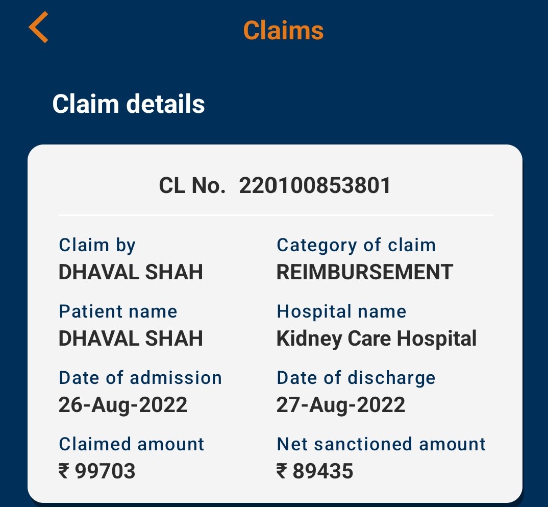 dhavalonly1's tweet photo. @ICICILombard dear icici after numbers of time sending mail for resolve my final pending claim is not given.... https://t.co/K9Z7f8X0Aw