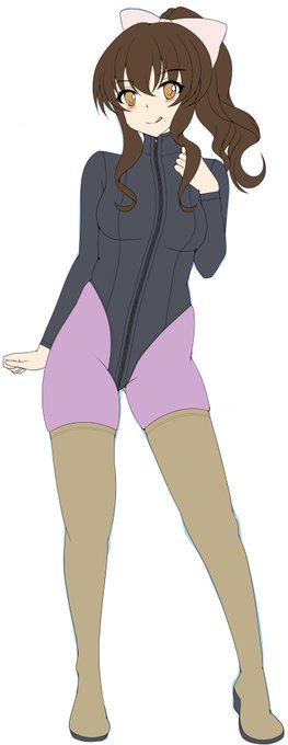 オリジナルのぴっちり彼女ちゃんの下描きです 