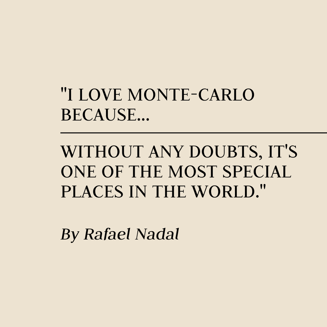 montecarlobay's tweet photo. #FallinLovewithMonteCarlo
Let's Fall in love with Monte-Carlo!
The legendary tennis player @RafaelNadal spoke to us about his fondness for the Principality : https://t.co/JvjyOJYLOU https://t.co/hQ0Rm3a6qf