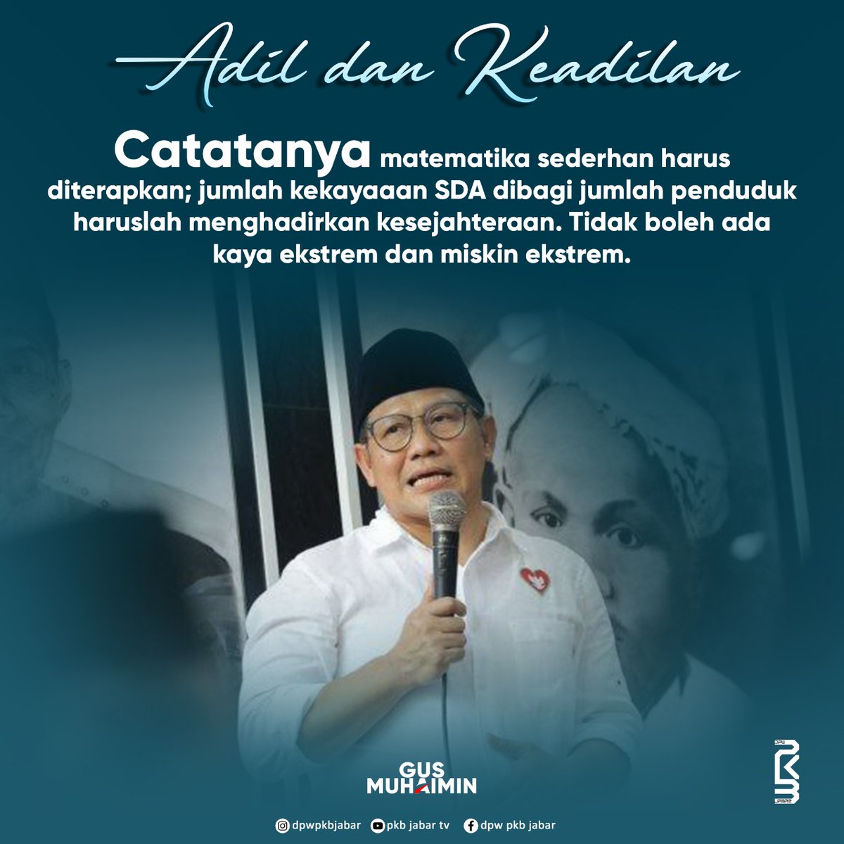 dpwpkbjabar's tweet photo. Rumus Matematika kesejehtaraan dari Gus Muhaimin #PanglimaSantriuntukNegeri #CakImin #MuhaiminIskandar #GusMuhaimin #pkb @DPP_PKB @cakimiNOW https://t.co/afsQ0KR8wa