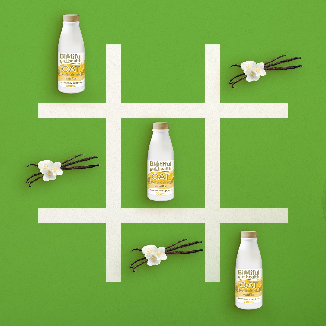 Don’t play games with your Gut Health 😏

Support your immunity** with the world’s first Plant-Based Oat Kefir Vanilla because adding a plant-based Gut Health support to your routine has never been easier (or fun 🤪)

#BiotifulKefir #GutHappyEveryday