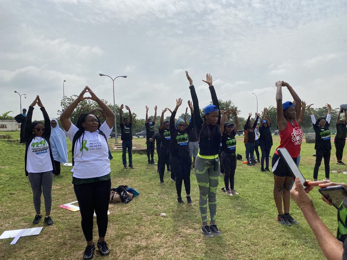 Fam_Initiative's tweet photo. A bit of yoga for those muscles
#FAMInitiative
#PassNigerianMHB
#NMHWalk https://t.co/bD8TdJxE1n
