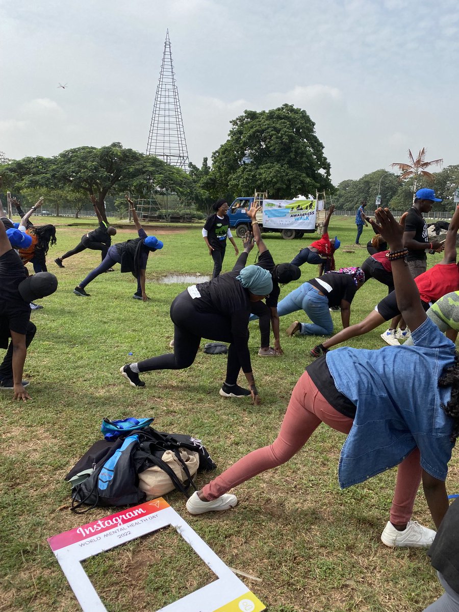 Fam_Initiative's tweet photo. A bit of yoga for those muscles
#FAMInitiative
#PassNigerianMHB
#NMHWalk https://t.co/bD8TdJxE1n
