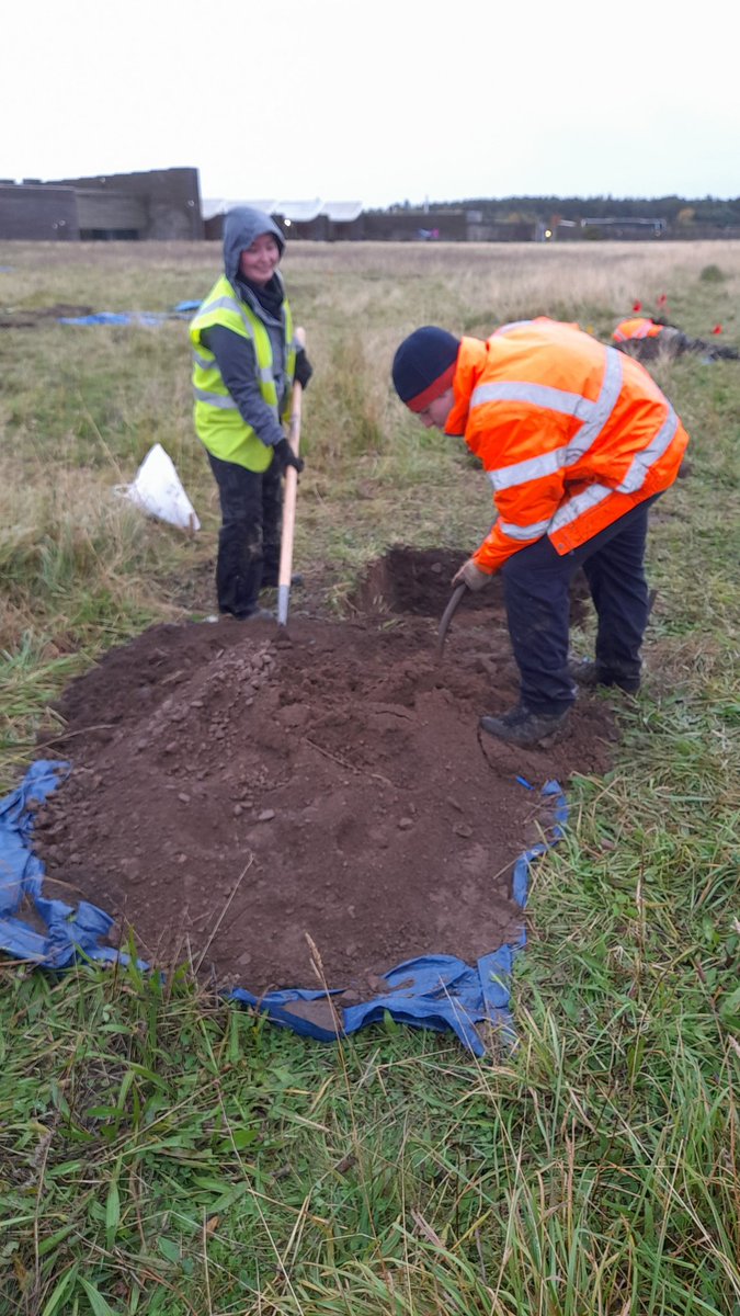Not such a nice morning @CullodenNTS ! It's a bit wet for the backfill. Aim to be finished this afternoon. <a href="/N_T_S/">National Trust for Scotland</a>