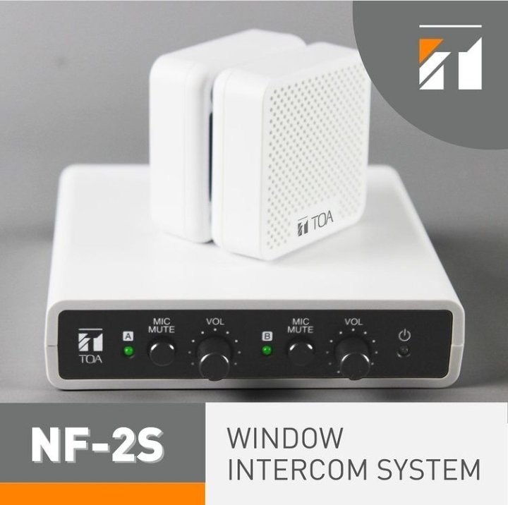 TOAAfrica's tweet photo. If your employees are finding it difficult to understand what customers are saying because of a partition or face masks, TOA's NF-2S Window Intercom System will help!⠀
#windowintercom #intercom #toa #banks #embassies #embassy #communication https://t.co/drwDTPmEhw