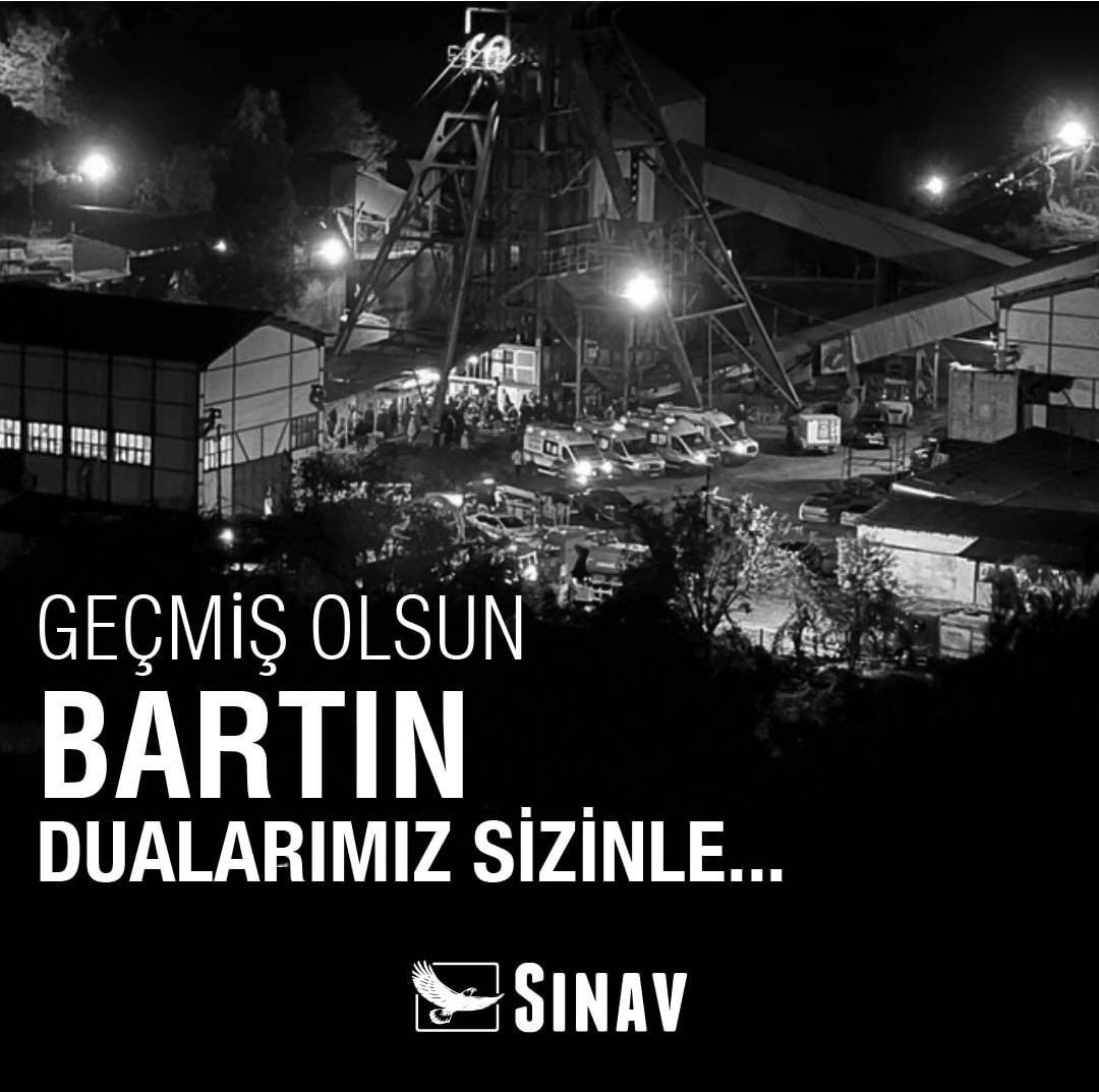 Bartın’da maden ocağında meydana gelen patlama sonucu hayatını kaybeden madencilerimize Allah’tan rahmet, yakınlarına başsağlığı; yaralanan madencilerimize acil şifalar dileriz. #bartın