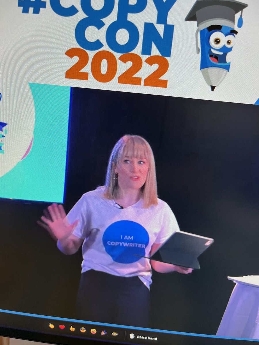 JoSaundersAU's tweet image. Awesome day at #copycon2022 Brilliant blended delivery and felt included virtually. Even won a prize #winning