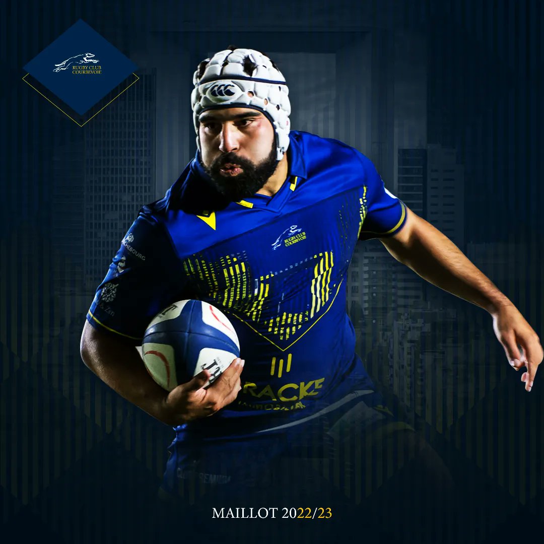 Nouveau maillot pour le club de #Rugby de #courbevoie en collaboration avec <a href="/SPORTSCOPASSION/">SPORTS CO PASSION</a> 
Travail d'un #scapulaire intégrant le quartier de la #defense