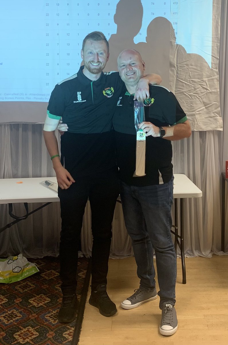 🏏Presentation Night 2022🏏 2XI ~ Best Newcomer - Dave Bass Captains Player - @spartageog Players Player - @StephenParker19