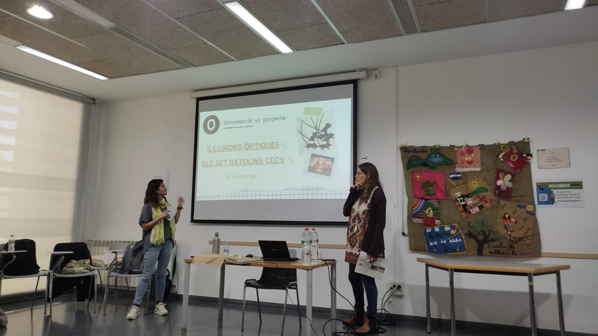 escolapau's tweet photo. Avui a les jornades #EducaJusticiaglobal impulsades per @Lafede_cat, mostrant com s'ha treballat la seguretat, els conflictes armats, el gènere i les cures, al CEIP Torre Jonama de Palafrugell, amb l'impuls incansable del professorat, com la Nerea Huertas, i la @Marinacaireta https://t.co/xcedBY2Cuw