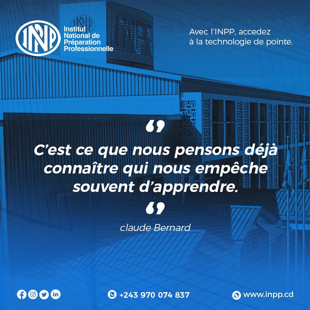 INPP Officiel on Twitter "C