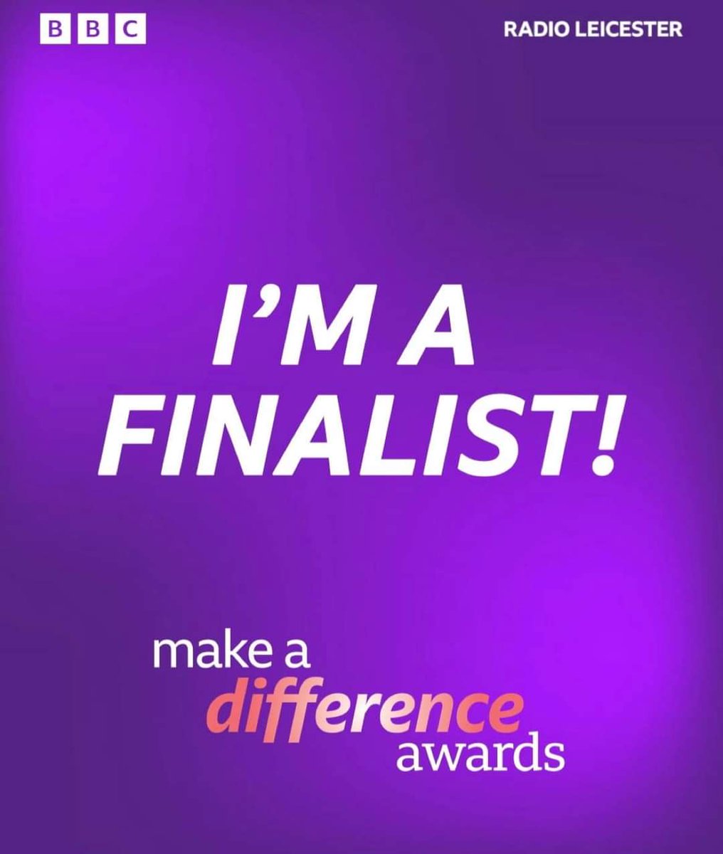 rgh4inclusion's tweet photo. Looking forward to meeting my fellow finalists at the #BBCLeicester #BBCMakeaDifference awards ceremony today. Well done to all finalists and nominees #carerscount2 #CarerChallenge #unpaidcarers #celebrate #community #inclusion #influencer #changemakers #inthistogether https://t.co/8MdYV9IW6k