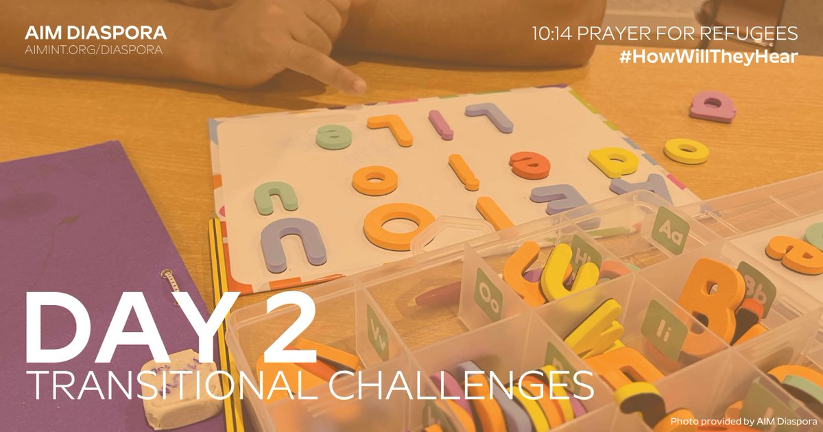 For refugees from Ukraine, the transition to life in Spain is difficult. Various factors contribute to these challenges such as language barriers. Pray for the provision of housing, employment, language, and literacy.  <a href="/aimusa/">AIM USA</a> #HowWillTheyHear aimint.org/diaspora