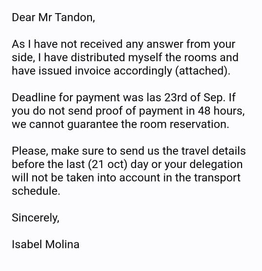 BhavinaOfficial's tweet photo. Saddened! 3 fellow athletes &amp; me submitted our entry for the upcoming para 🏓 world championships few months ago, whose sanction we got 15 days ago. It's payment is still not done. We have a 48 hr ultimatum else we won't be allowed to participate. Pls help @ianuragthakur Sir 🙏 https://t.co/xMPX99eIfK