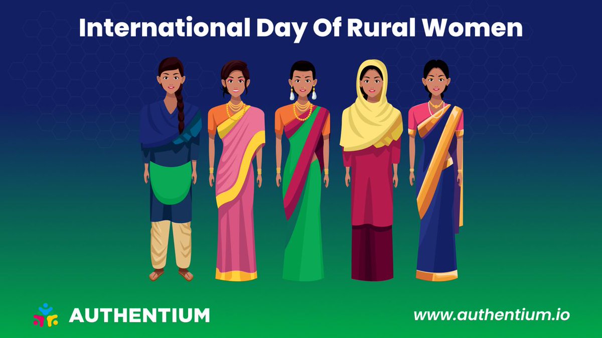 Authentium_IO's tweet photo. "No country can succeed if it excludes the voices and talents of half its population." - USAID.

We are giving this day to all of our powerful rural women over the world. Happy International Day of Rural Women! 👩🏻 https://t.co/DJTa5eT478